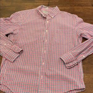 J. Crew Men’s slim fit plaid dress shirt M